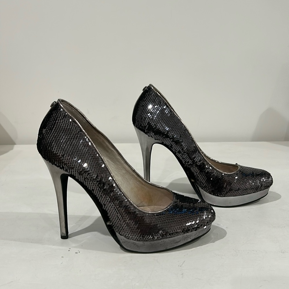 Michael by Michael Kors Silver High Heels